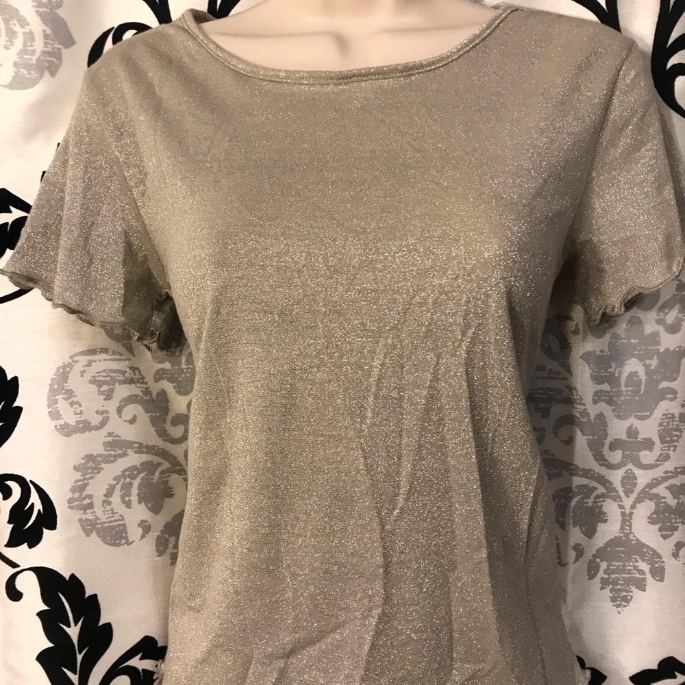 Silver baby tee